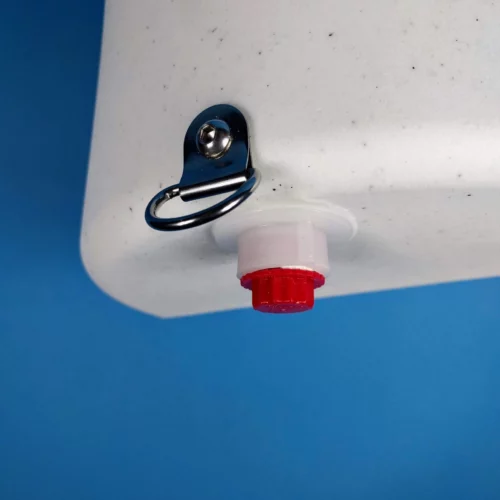 Holding Tank fitting 3-8" Female NPT Welded Bottle