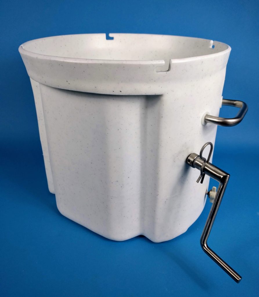 Additional Solids Tank Air Head Composting Toilet For Boats, RVs