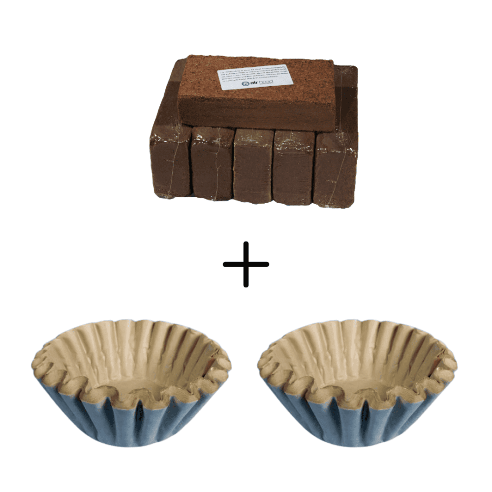 Peat Brick with Composting Liner Bundle