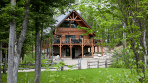 cabin in the forest