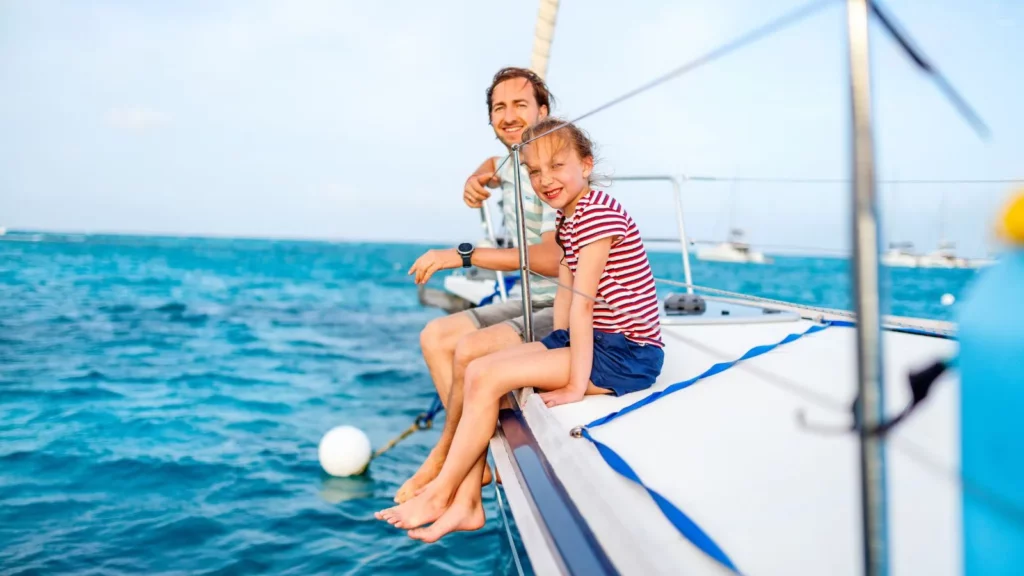 real liveaboard stories | why boaters switched to air head composting toilet | a father and daughter enjoying their boat journey