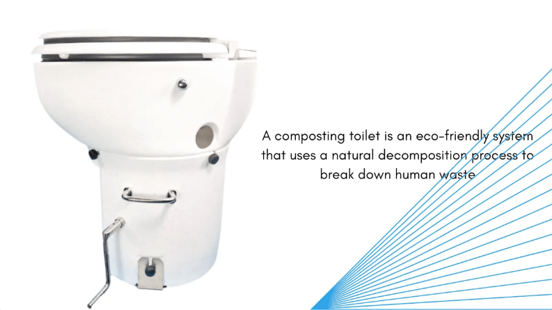 a compact toilet that is easy to install and use with a built-in human waste disposal system