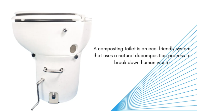 a compact toilet that is easy to install and use with a built-in human waste disposal system