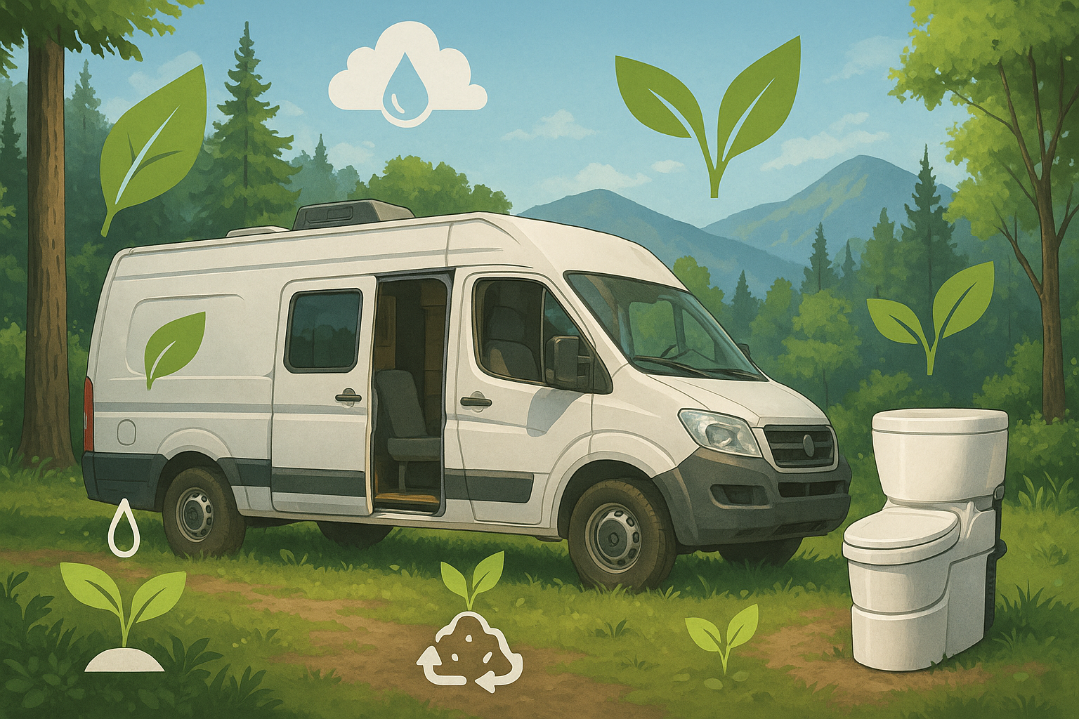 A graphic Image of an RV