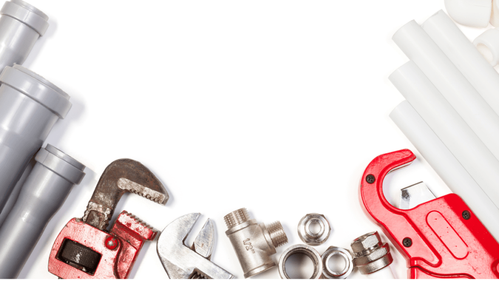 set of plumbing tools for marine toilet