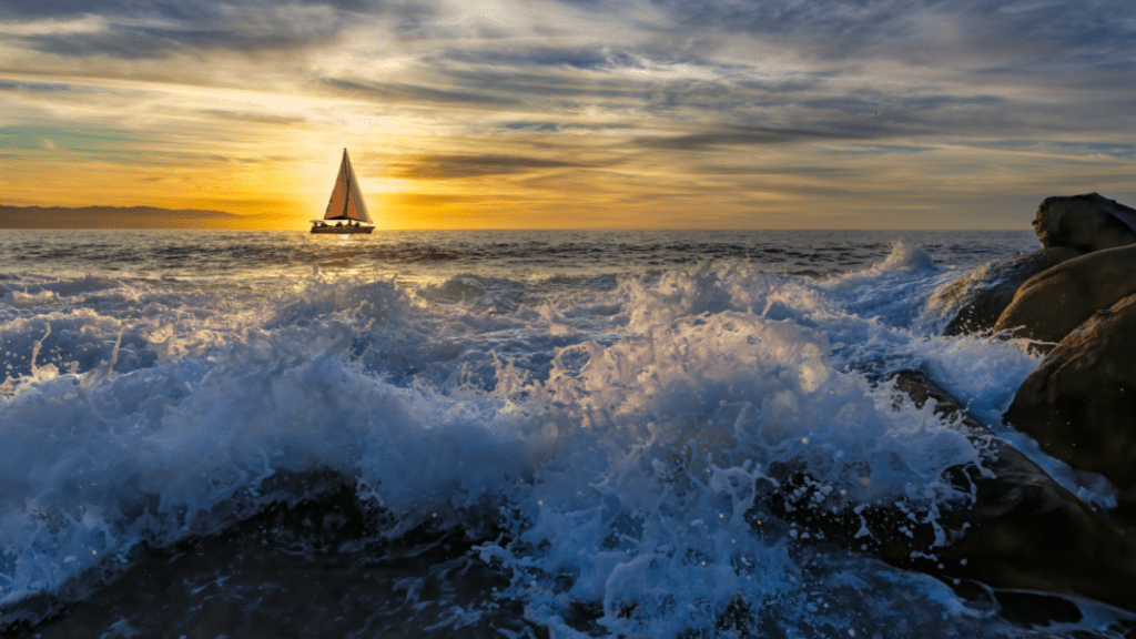 sailboat sailing on ocean passages